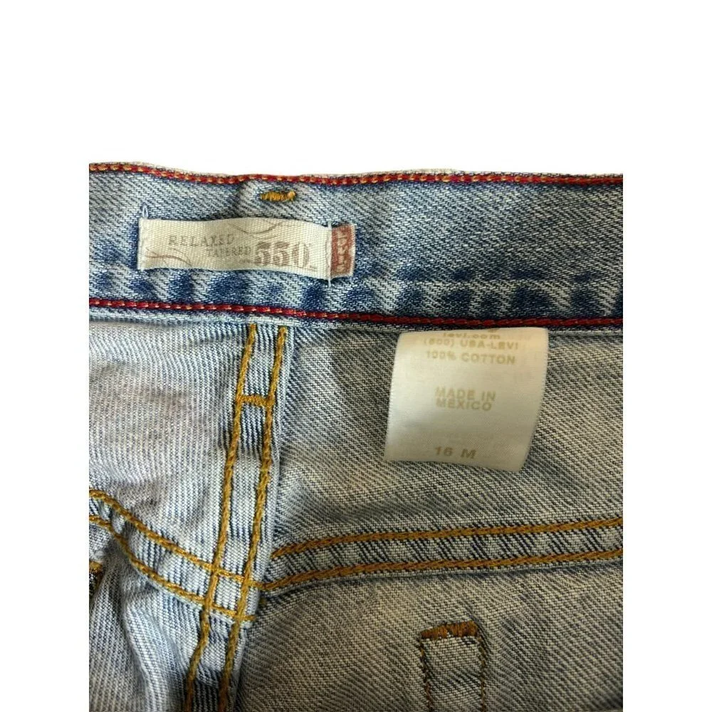 Levi's 550 Relaxed Fit Tapered Denim Jeans